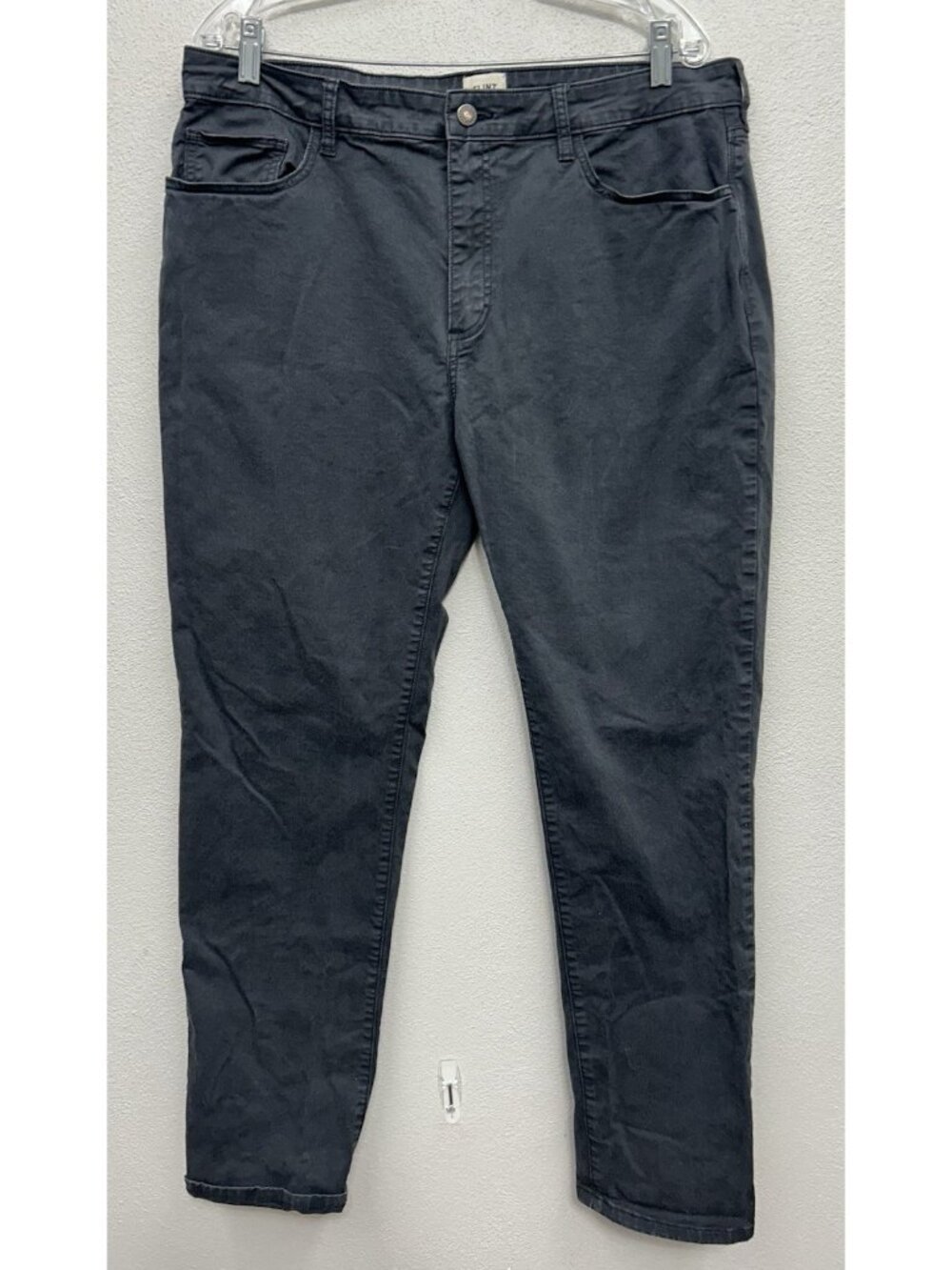 Flint and Tinder Pants Men 36x32 Gray Athletic Tapered Fit Chino Workwear Casual